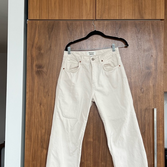 Val 90s Mid Rise Straight Jeans | Color Fior di Latte | Size 27 - Picture 6 of 8